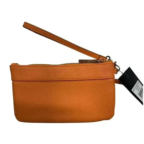 NWT NANETTE LEPORE Mollie Top Zip Tech Wristlet/organizer Apricot - Picture 5 of 14